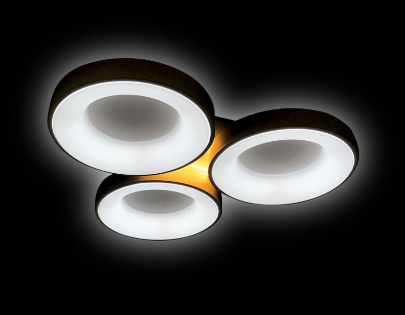 Накладная люстра Ambrella Light FG2071 WH 144W+10W D750*700