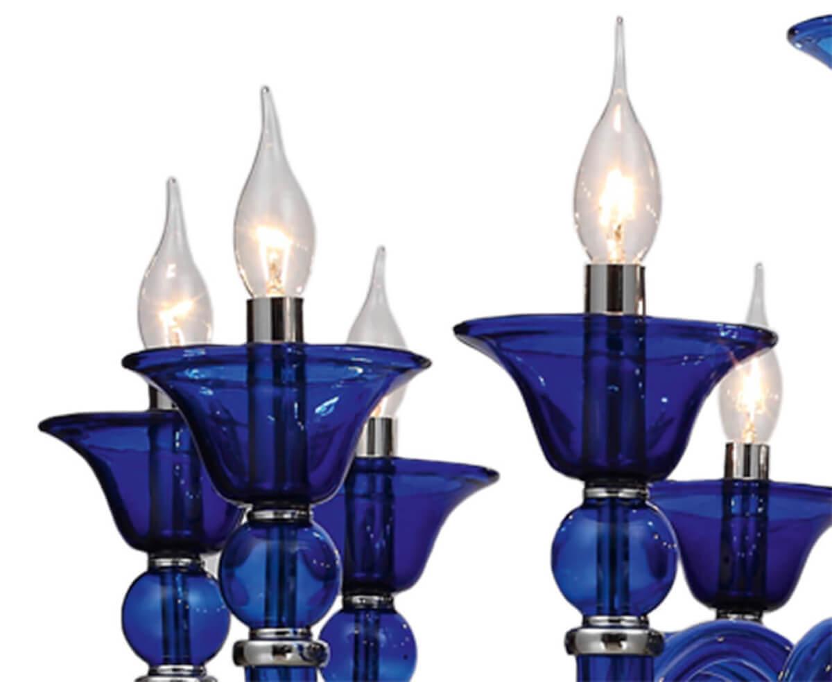 Подвесная люстра Lumien Hall Ноэль 4005/6P-GD-BK