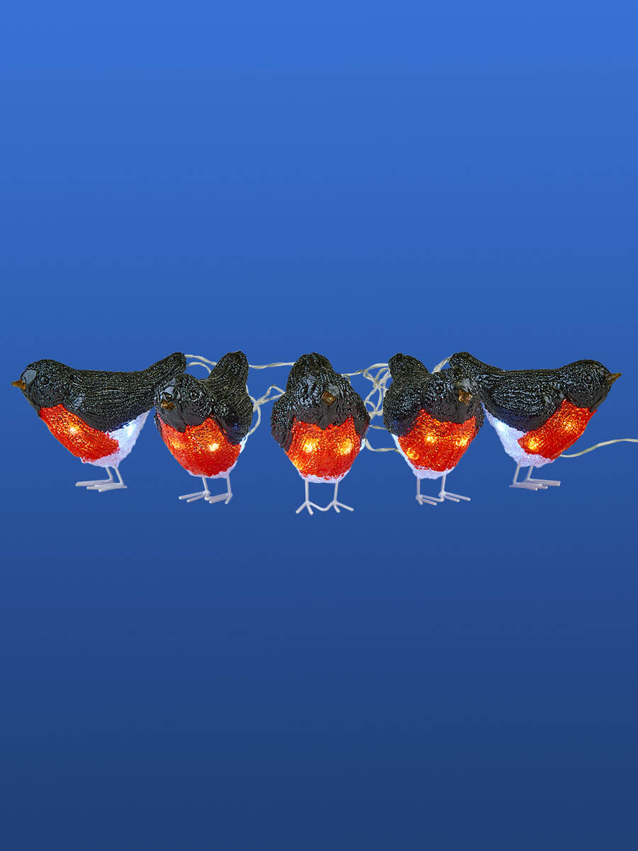 Фигурка светодиодная «Птички» 17x13см Uniel ULD-M1713-040/STA White IP20 Birds5 UL-00007287