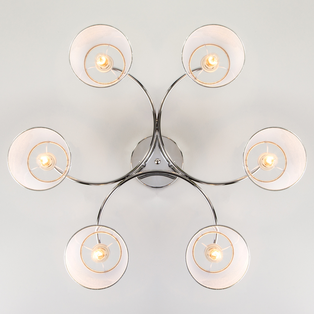 Потолочная люстра Eurosvet Cornetto 60094/6 хром