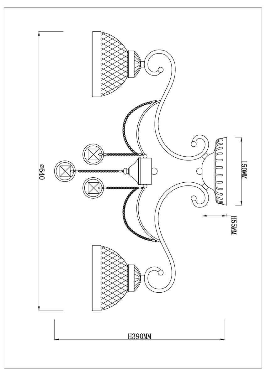 Потолочная люстра Rivoli Carosello 3029-308 Б0038071