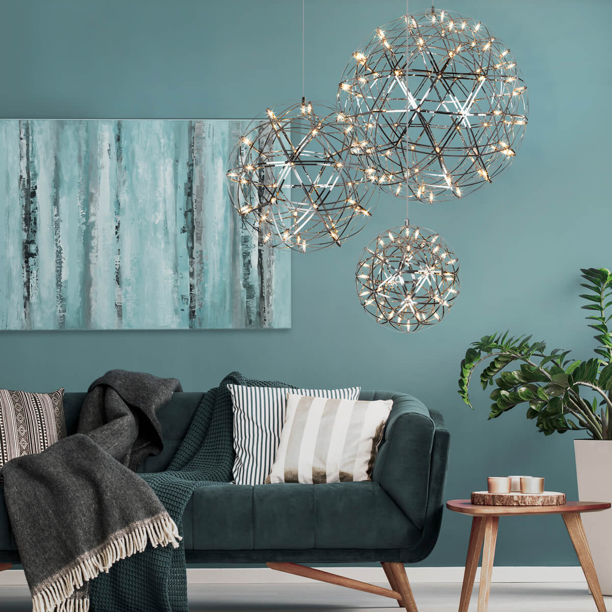 Подвесной светодиодный светильник Bogate's Plesso 433/1