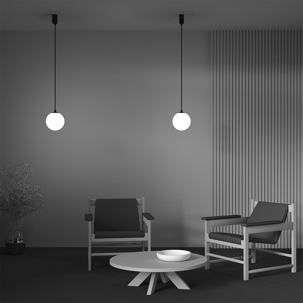 Подвесной светильник шар Maytoni Luna P039PL-5W4K-20-B