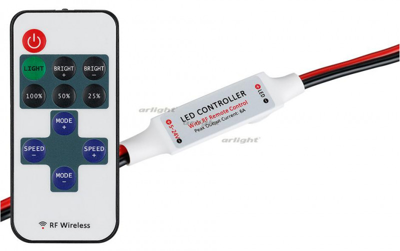 Диммер Arlight LN-RF11B-MINI-Wires 017539