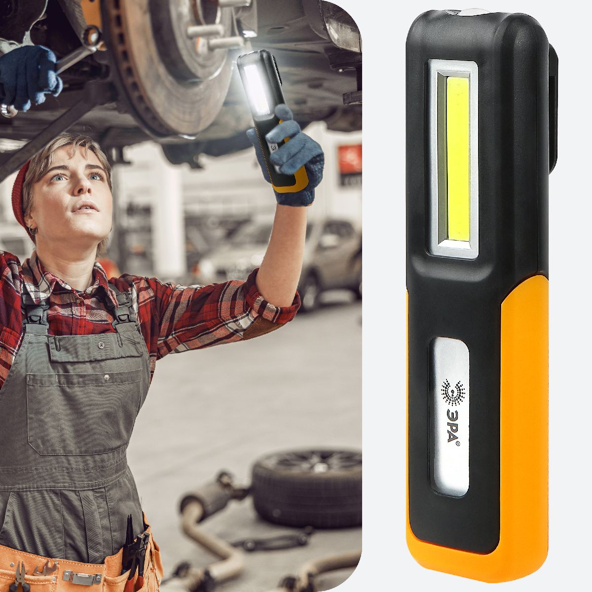 Фонарь Практик аккумуляторный Эра RA-803 Б0052313