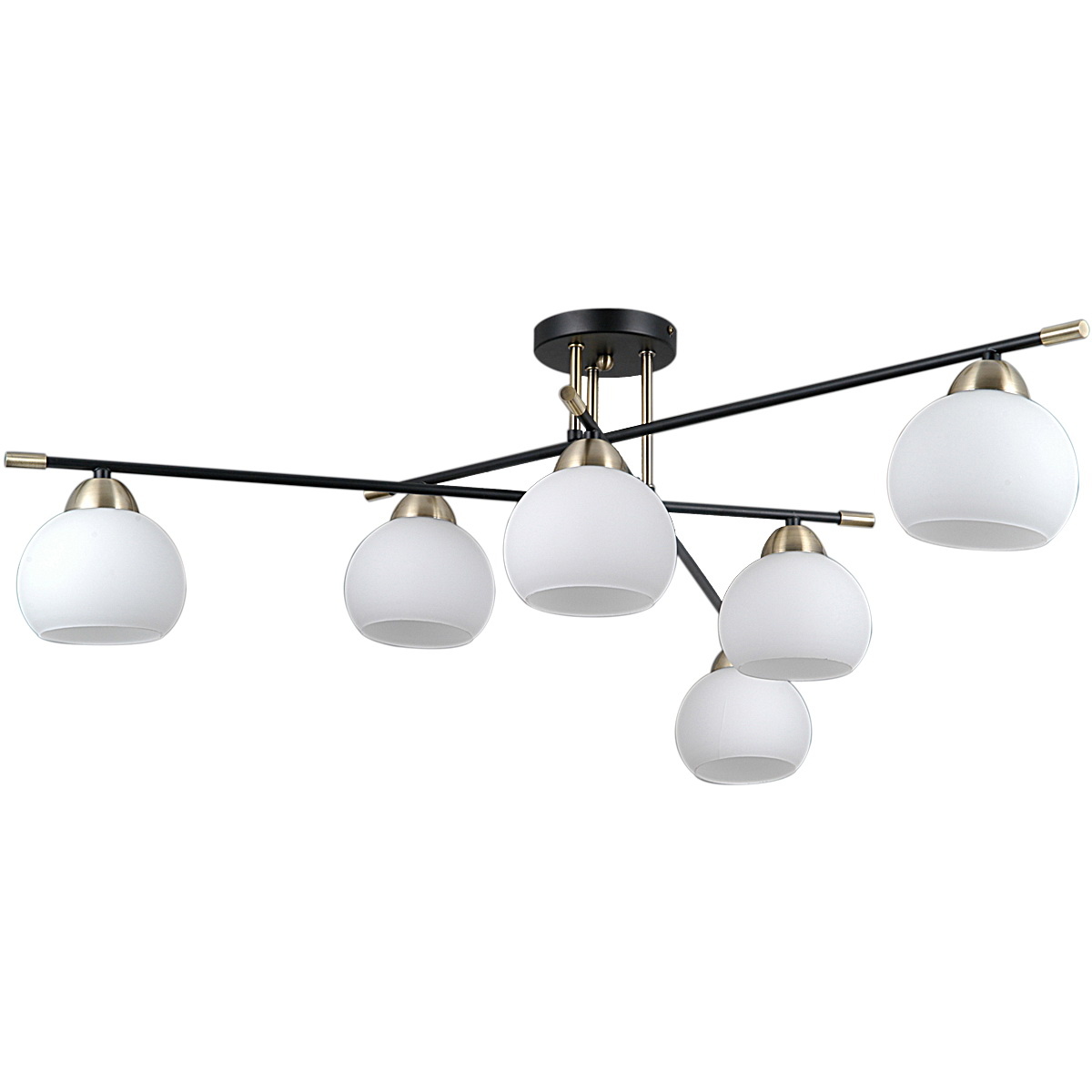 Люстра на штанге Illumico IL0446-6CSQ-79 BK