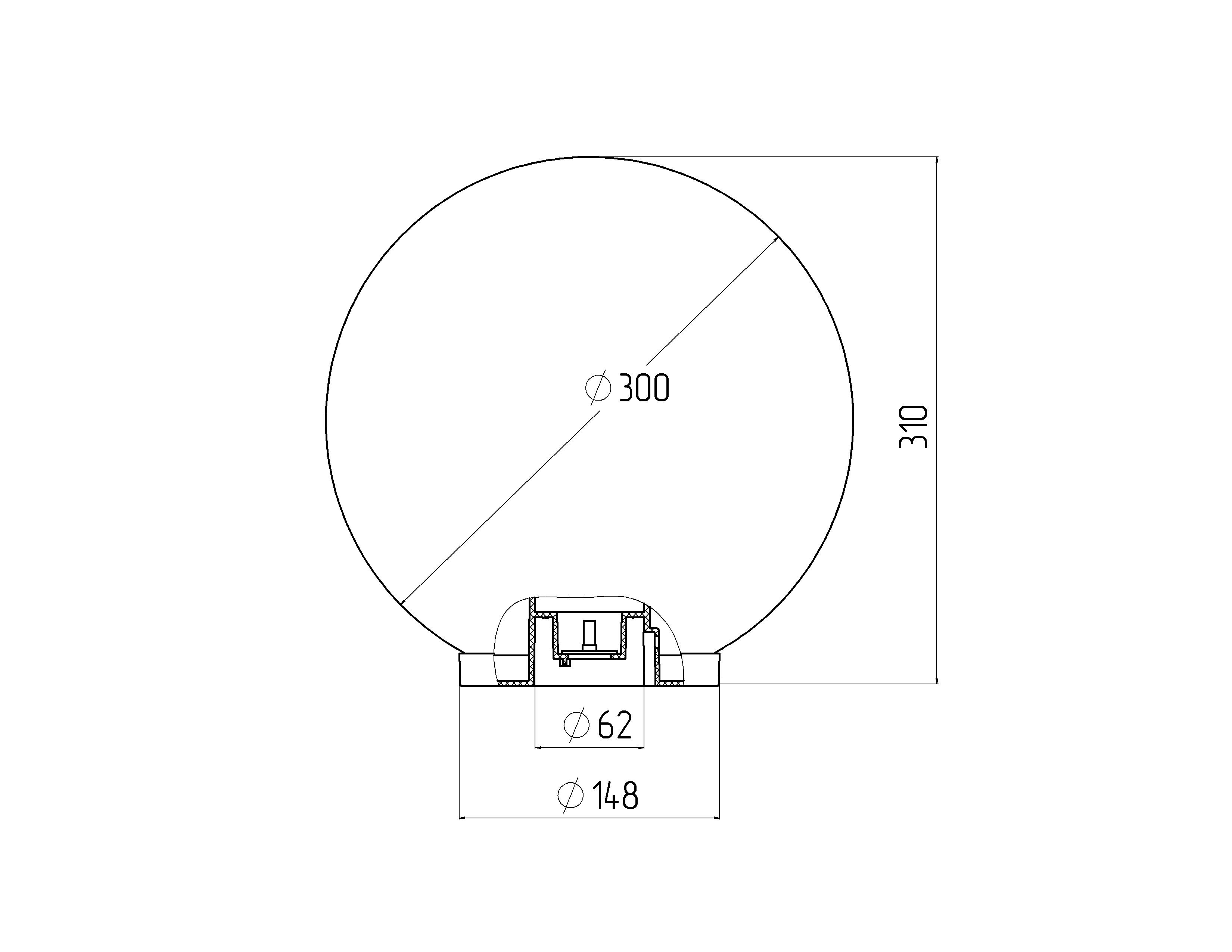 Уличный светильник Эра НТУ 01-100-301 Б0048737