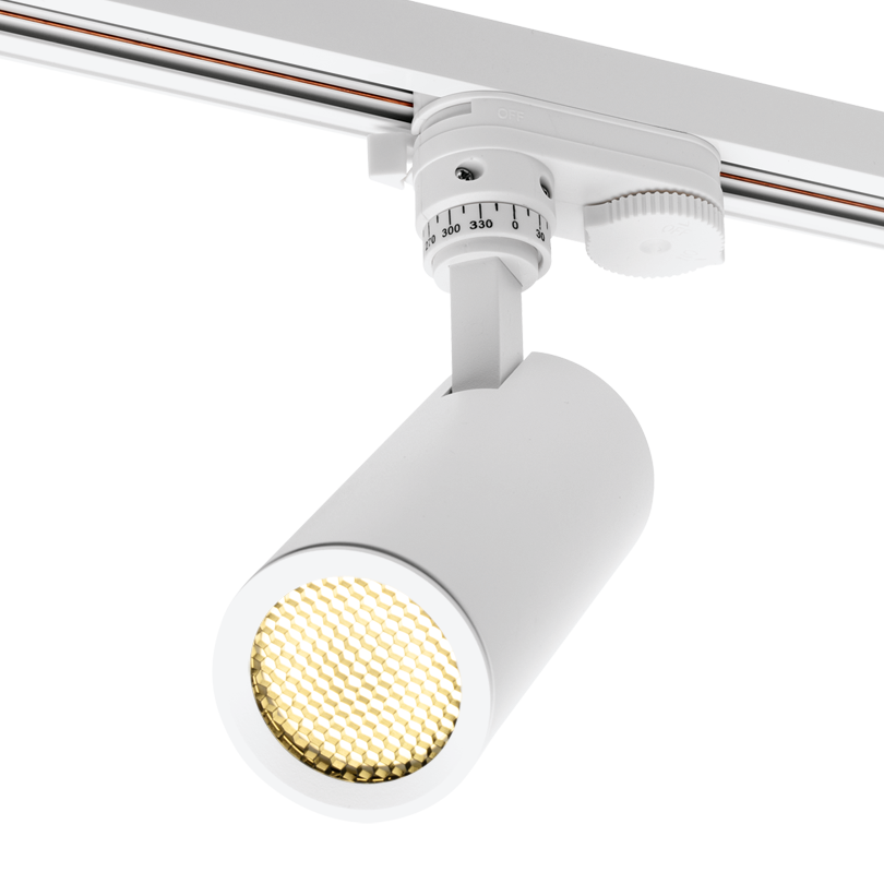 Трековый однофазный светильник Wolta Basic WTL-GU10/01W