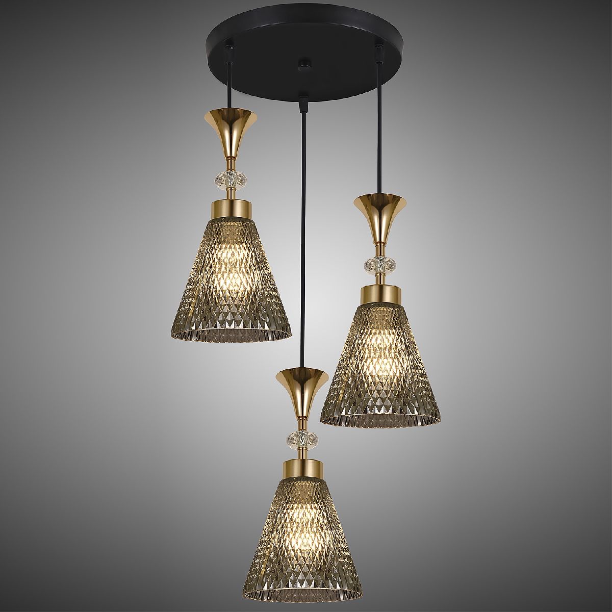 Подвесной светильник Reluce 02005-0.9-03 SMOKE