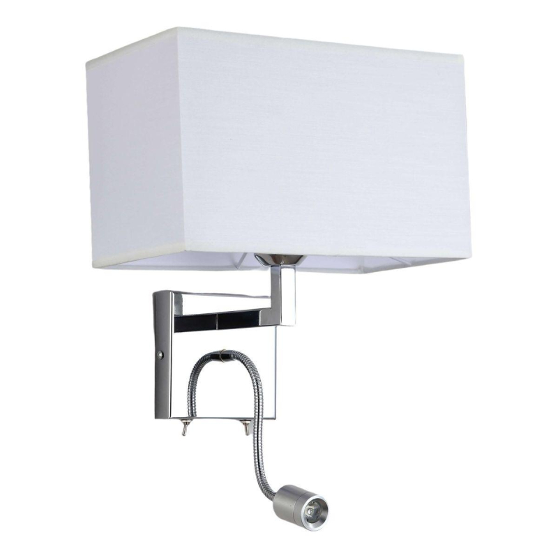 Бра с выключателем на корпусе Lumina Deco Dotti LDW 6050-2 WT