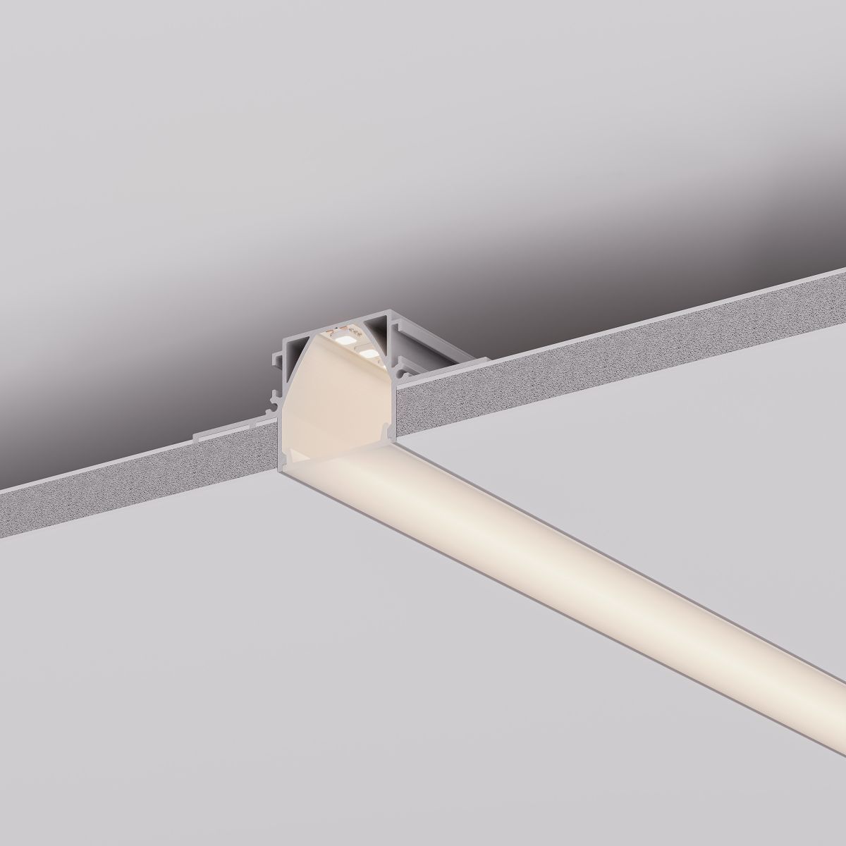 Профиль Arlight Arlight LINIA32-FANTOM-MID-2000 ANOD (Алюминий) 058472