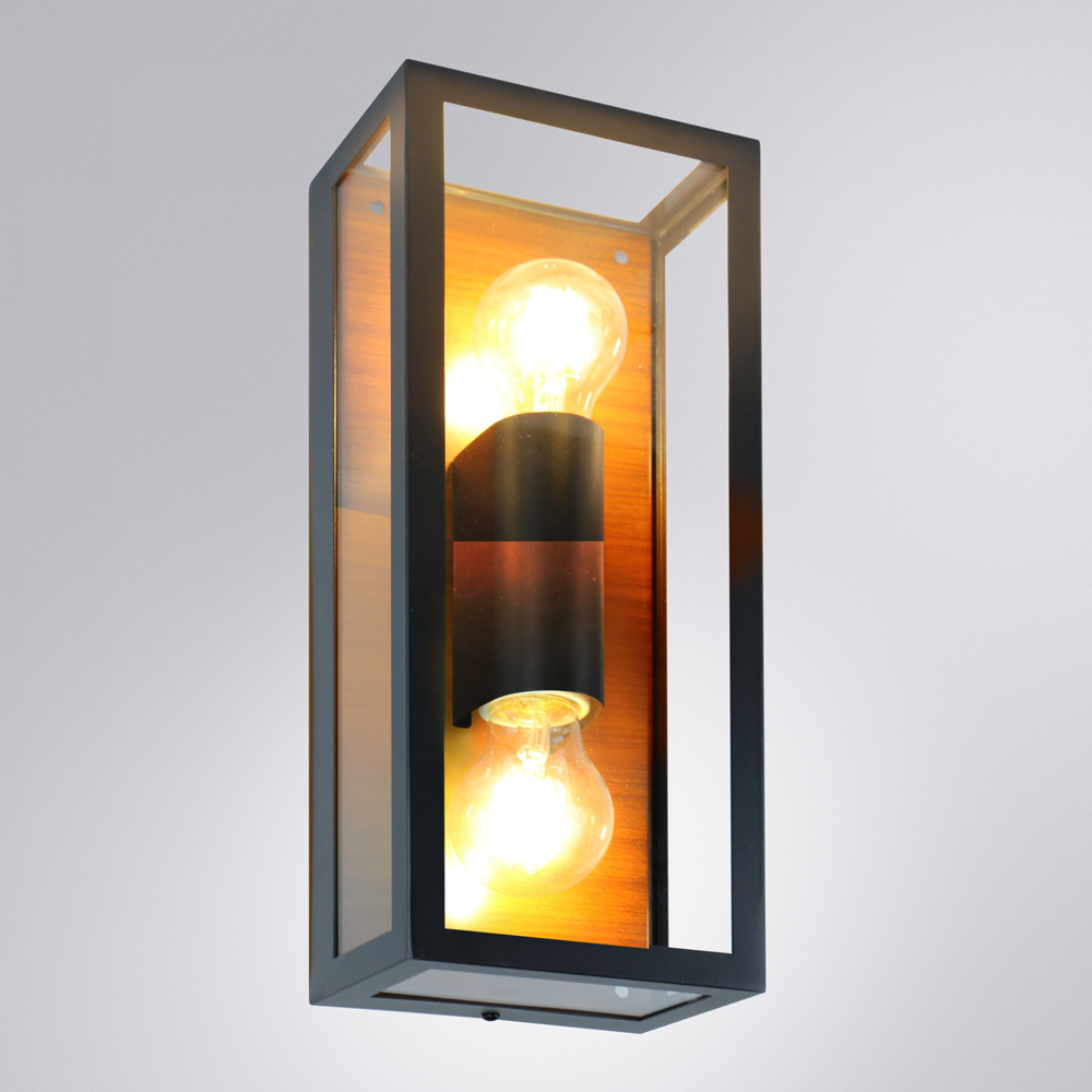 Уличный настенный светильник Arte Lamp Belfast A4569AL-2BR