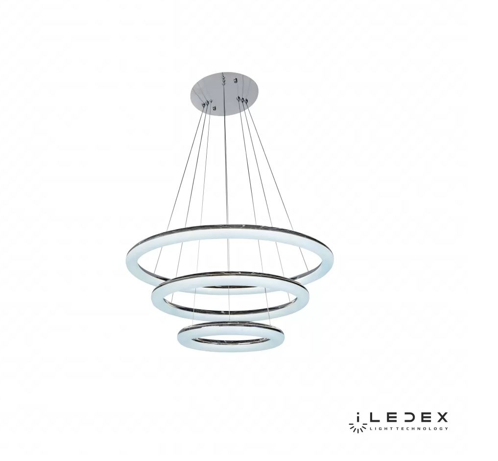 Подвесная люстра iLedex Orbit D0302-3 (400x600x800) CHR