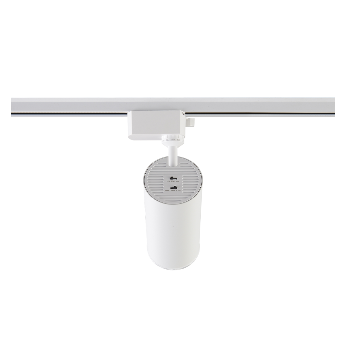 Трековый однофазный светильник Crystal Lux CLT 0.31 021 WH 3CCT ZOOM