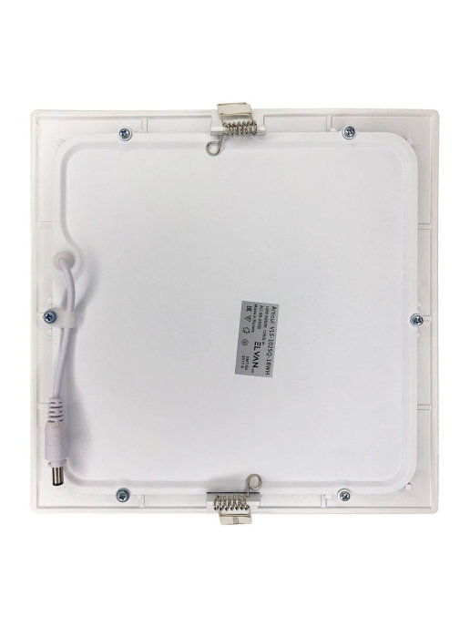 Встраиваемый светильник Elvan VLS-102SQ-18W-WW-Wh