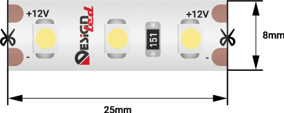 Светодиодная лента DesignLed DSG3120-12-WW-65 003352