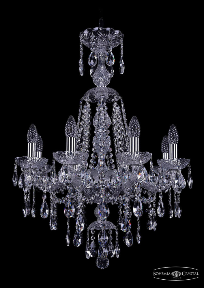 Подвесная люстра Bohemia Ivele 1415/8/200/XL-76/Ni