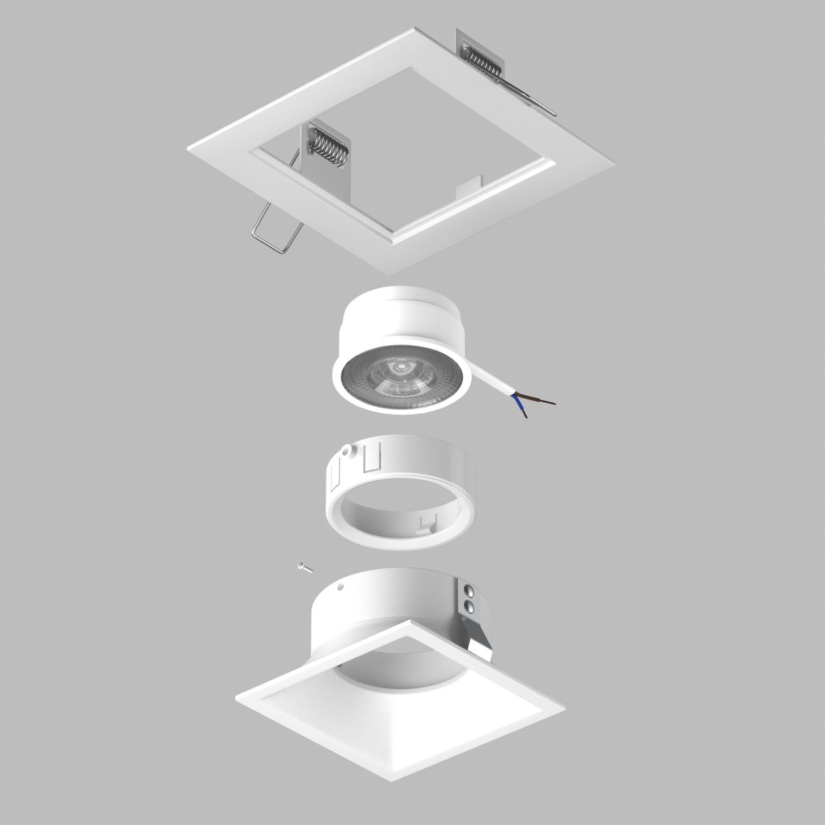 Встраиваемый светильник Lightstar Domino (214516+214506+214006) D51606WMOD