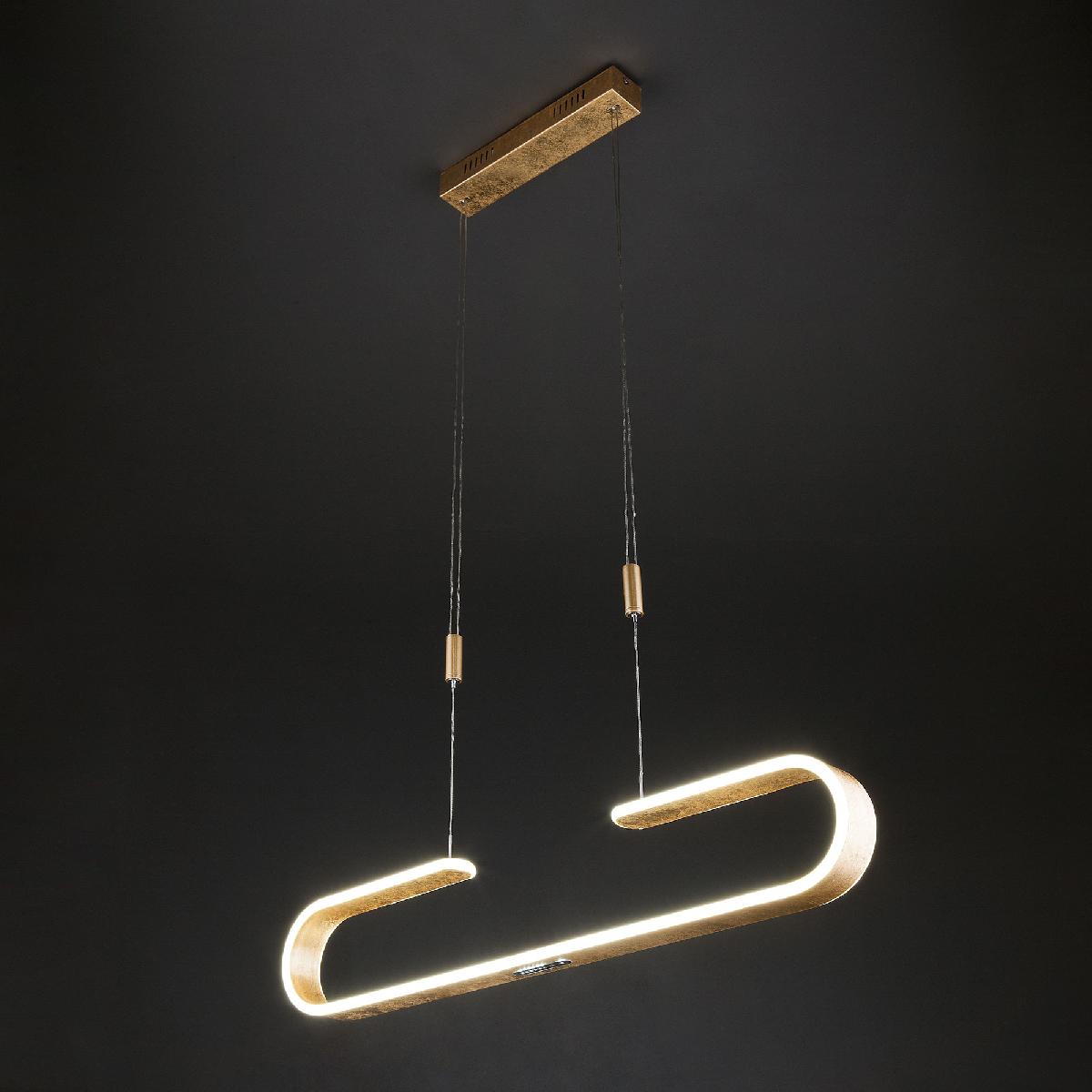 Подвесной светодиодный светильник Eurosvet Sender 90072/1 золотой