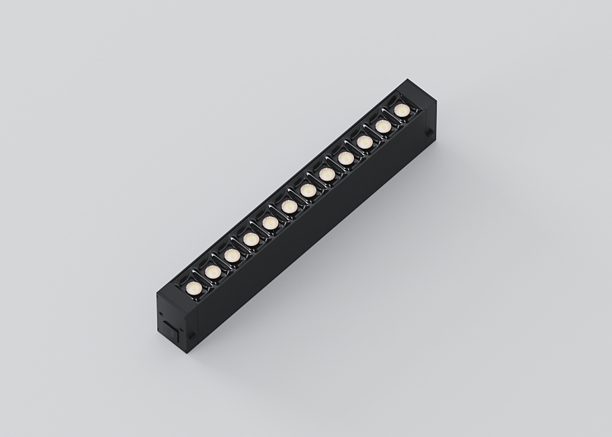 Трековый светильник Luminotti Slimline Flat Mask L.219.9.CCT.BK