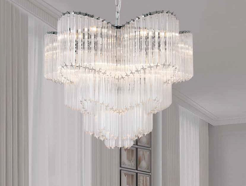 Подвесная люстра Newport Amanda 8918/C nickel М0066829