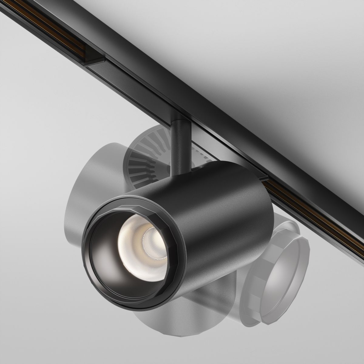 Трековый магнитный светильник Maytoni Technical Focus Zoom Exility X TR244-12W4K-B