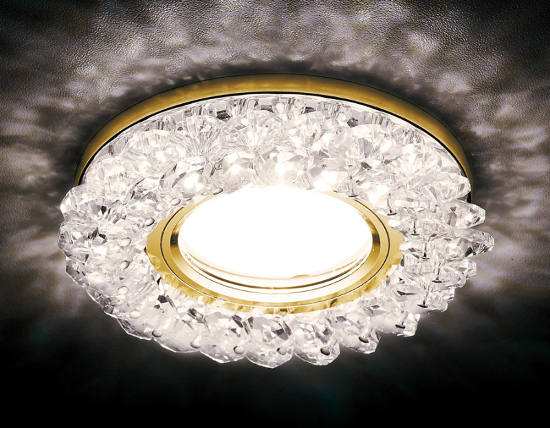 Встраиваемый светильник детский Ambrella Light S701 CL/GD/WH