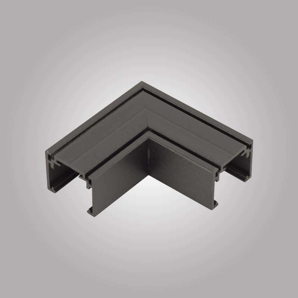 Угловой коннектор для магнитного шинопровода AM Group Magnet AM503 BK