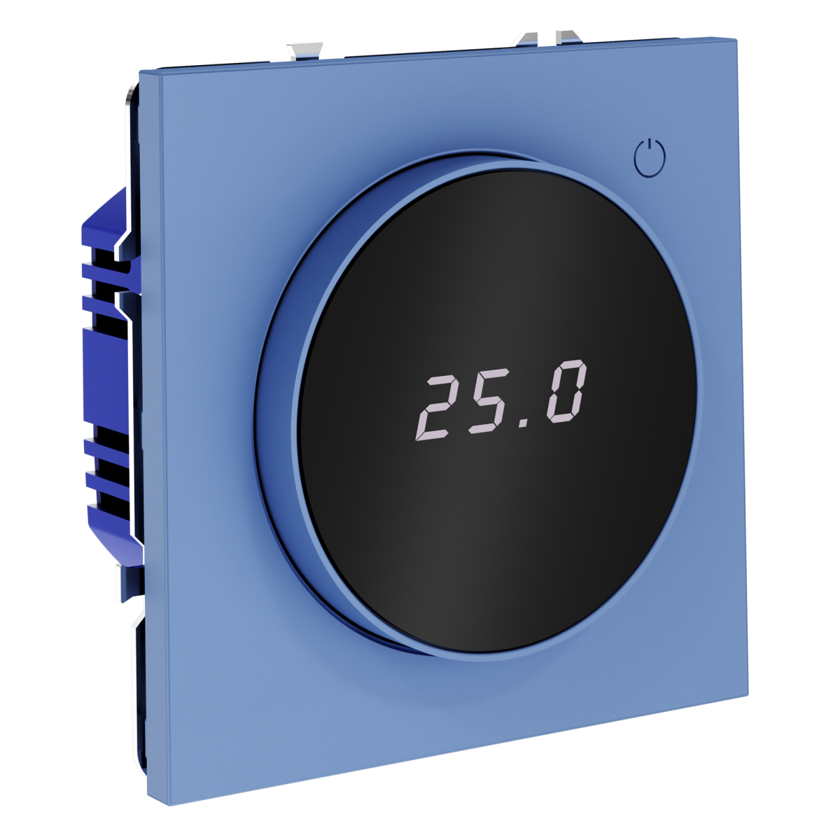 Терморегулятор электронный Voltum S70 с индикацией и датчиком, для теплого пола, (деним) VLS070115