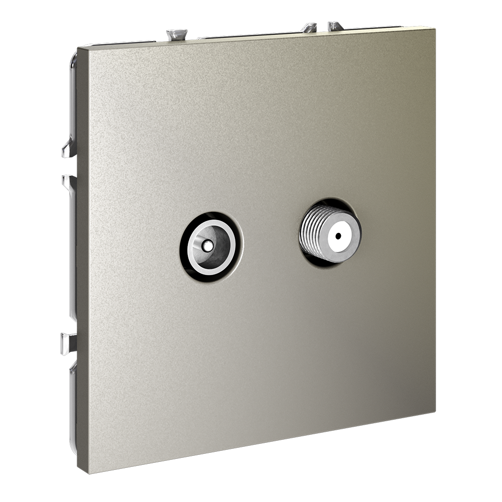 Розетка телевизионная Voltum S70 VLS060404 (шелк)