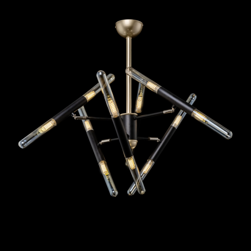 Люстра на штанге Freya Edera FR5006PL-12B