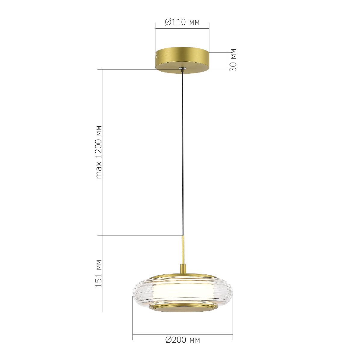 Подвесной светильник ST Luce Frittela SL6239.203.01