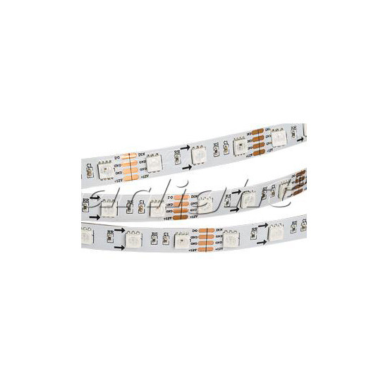 Светодиодная лента Arlight 5 метров SPI 2-5000-AM 12V RGB (5060, 300 LED x3, 6812) 021522