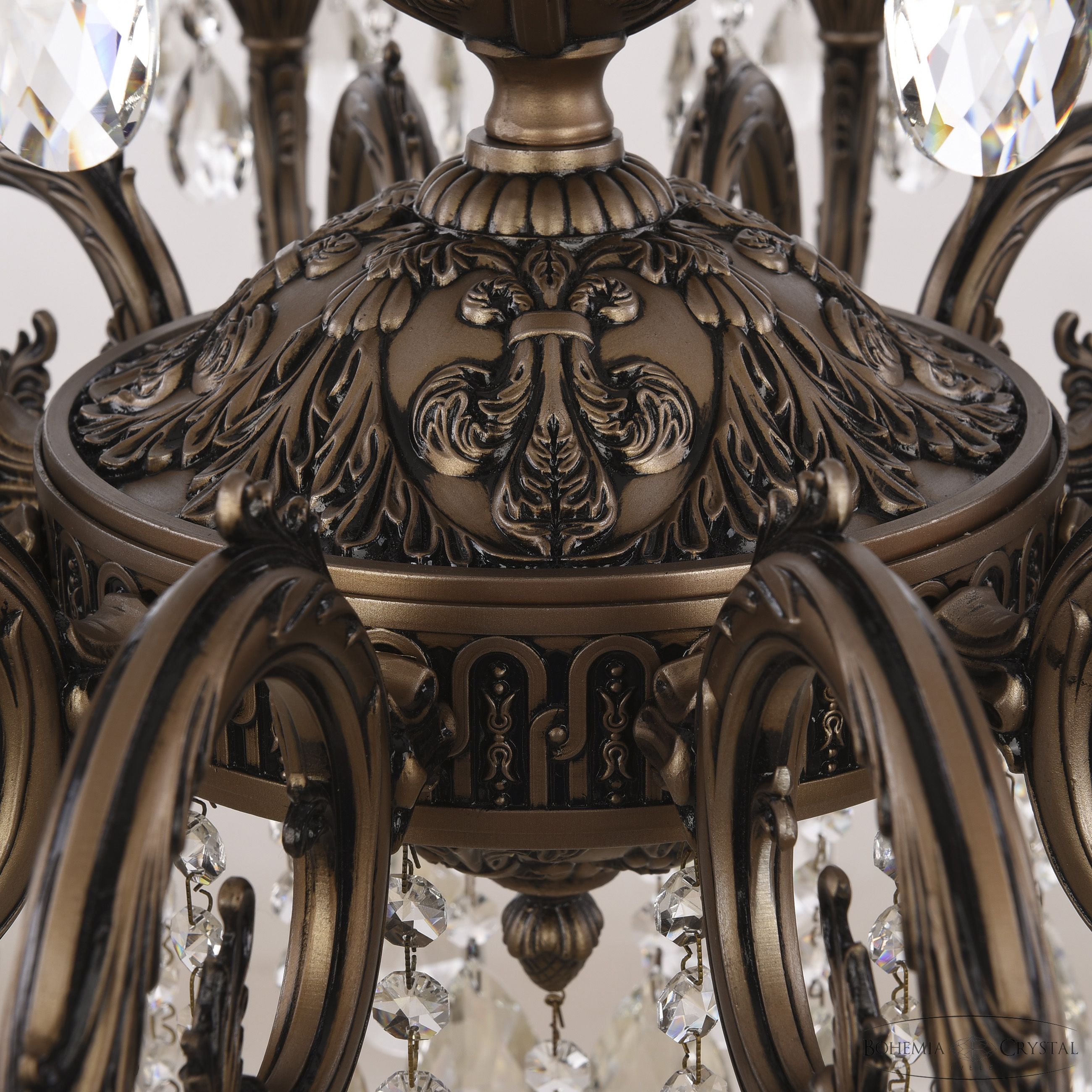 Подвесная люстра Bohemia Ivele Crystal AL79101/12+6/300/2D A SGB