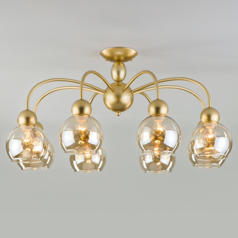 Потолочная люстра Eurosvet Fabia 30148/8 перламутровое золото