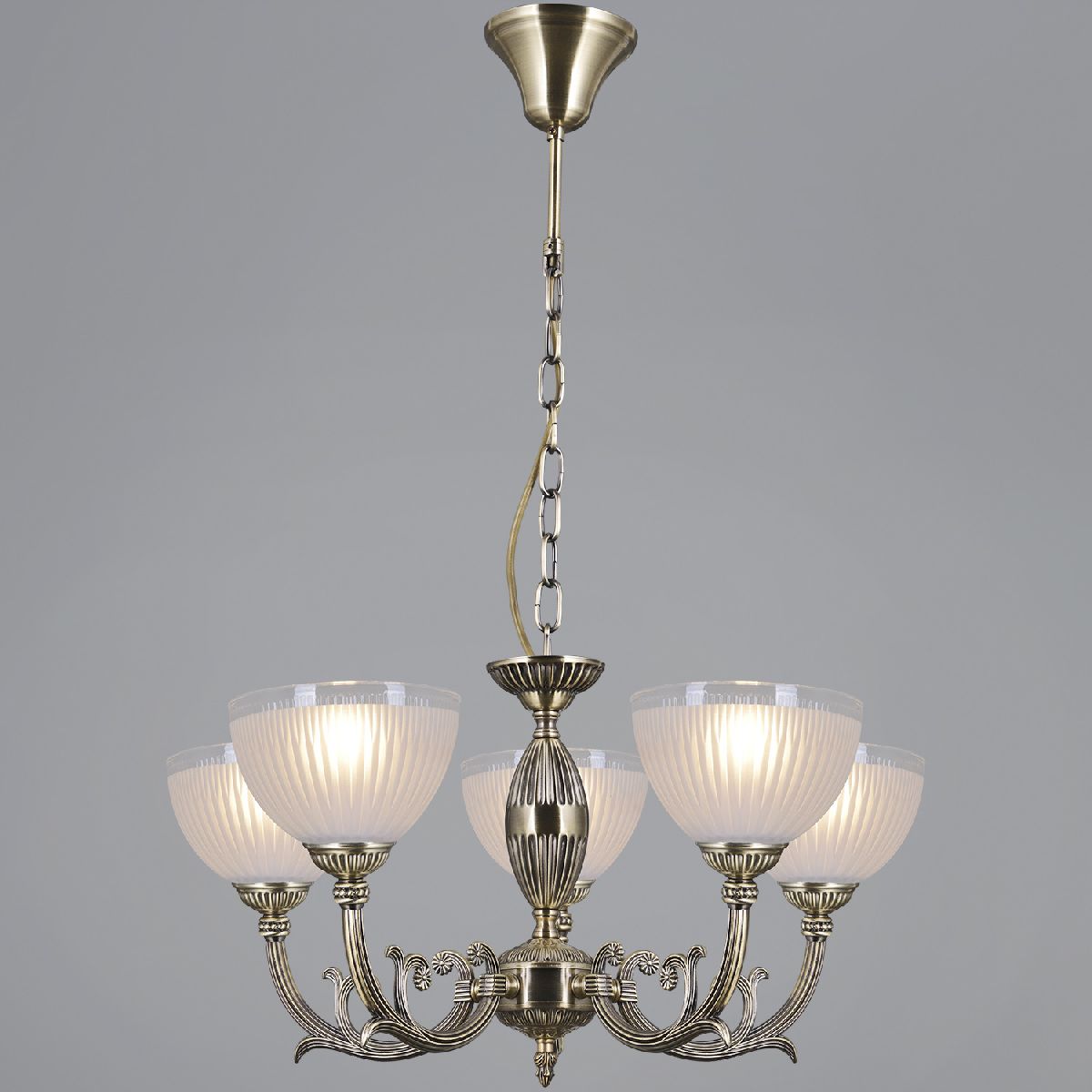 Подвесная люстра Illumico IL9939-5PSQ-24 AB CAPELLA