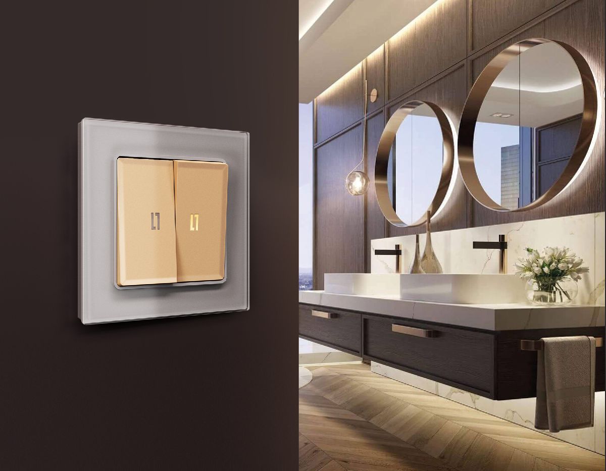 Рамка пятиместная Ambrella Volt Platos AF330505