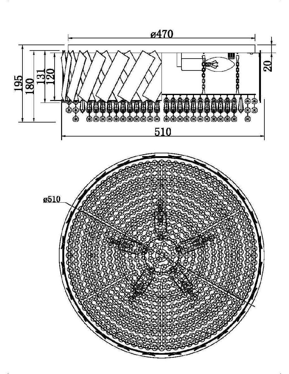 Потолочный светильник Maytoni Artistico MOD017CL-05BS