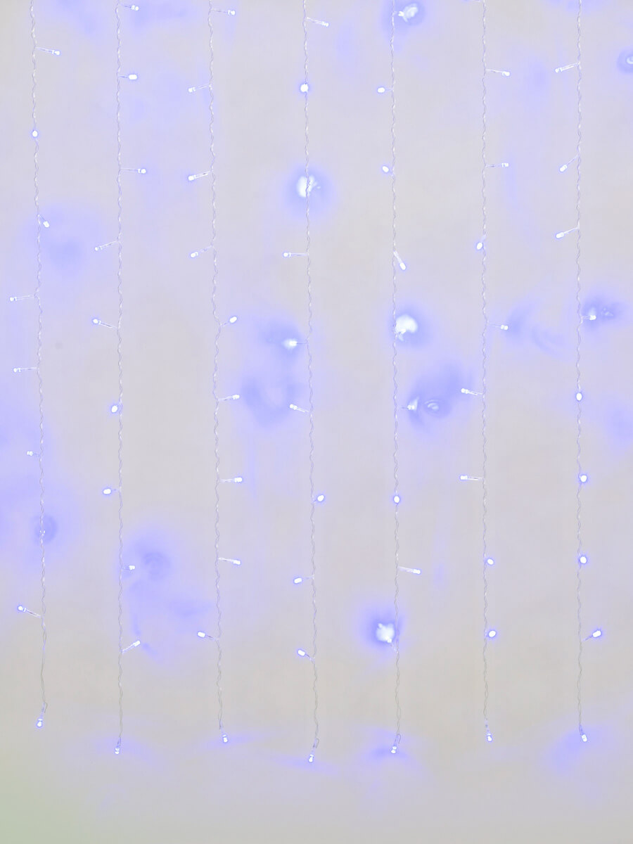 Уличная светодиодная гирлянда (UL-00007211) Uniel занавес 220V синий ULD-C3020-240/STK Blue IP44