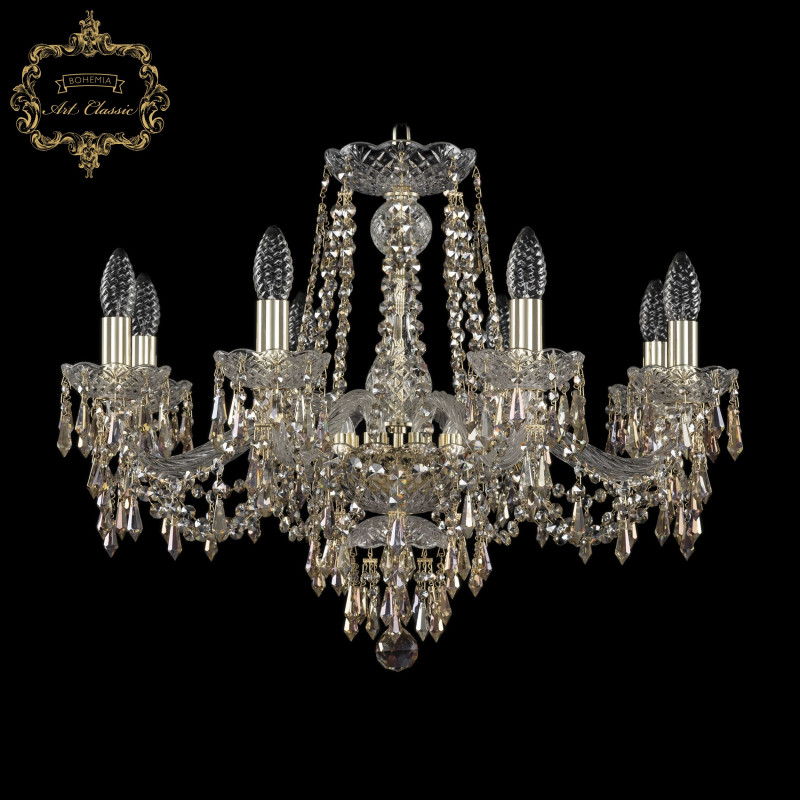 Подвесная люстра Art Classic 11.23.8.240.Gd.Dr.R801