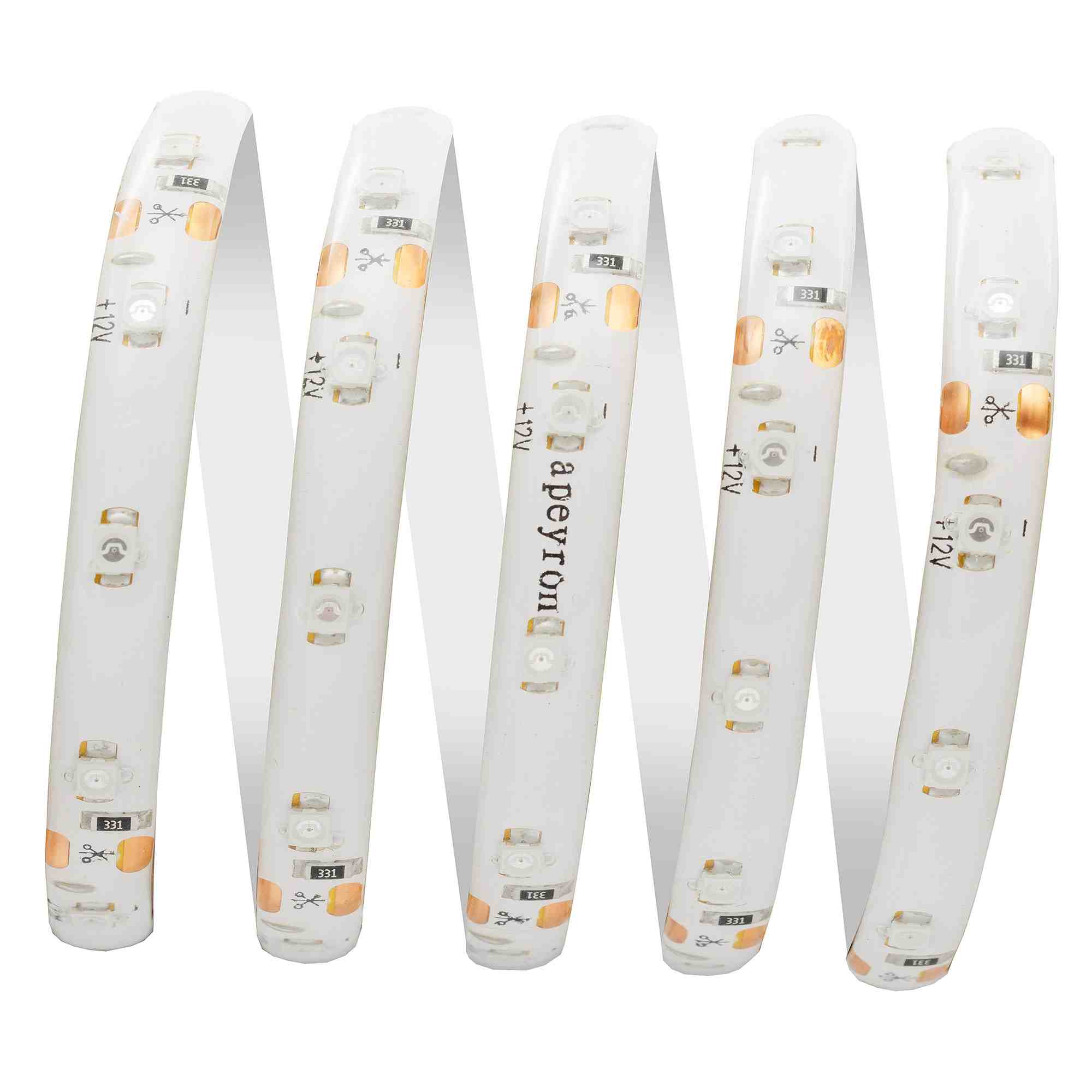 Светодиодная лента Apeyron 12В СТ 4,8Вт/м smd3528, 60д/м IP65 5м красная 04BL