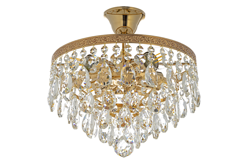 Люстра на штанге Arti Lampadari Castellana E 1.3.30.601 G