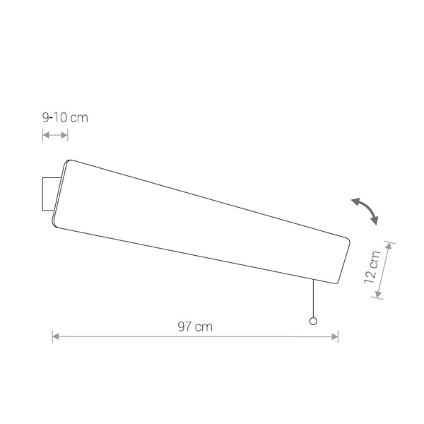 Настенный светодиодный светильник Nowodvorski Oslo 9313