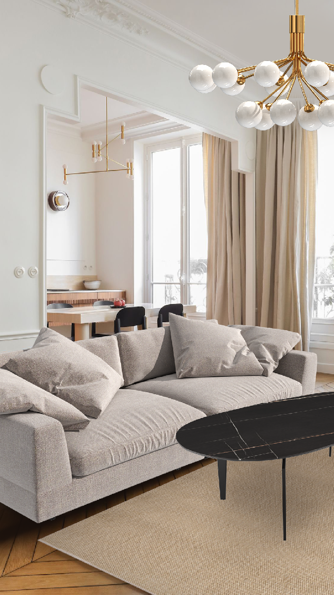 Люстра на штанге Milosh Tendence Lola 0856CL-18CO