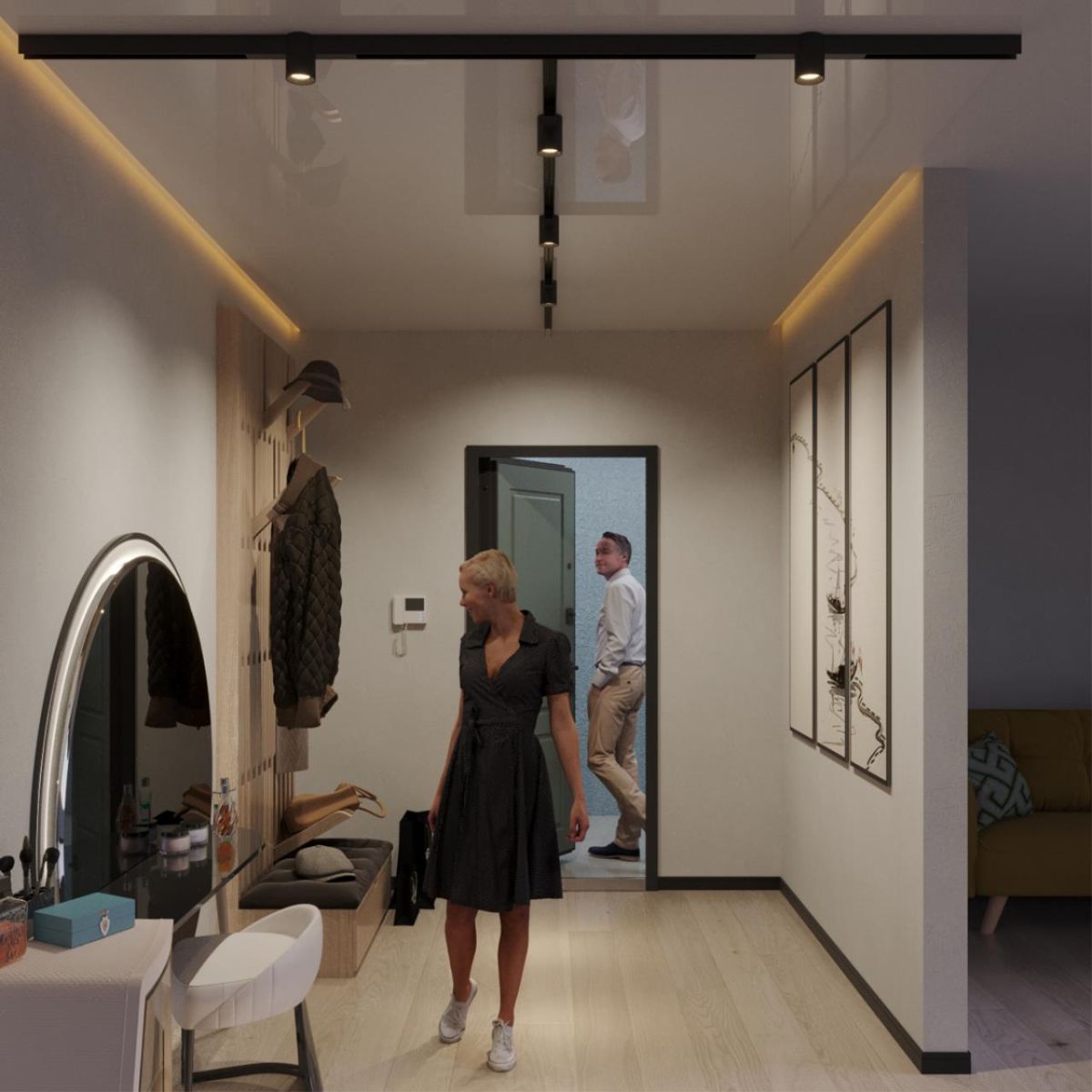 Трековый светильник Novotech Port Vector 359955