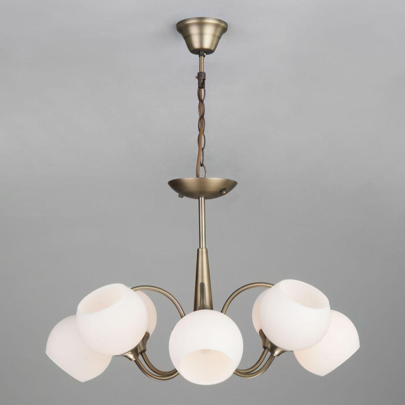 Подвесная люстра Eurosvet Nola 60071/8 античная бронза