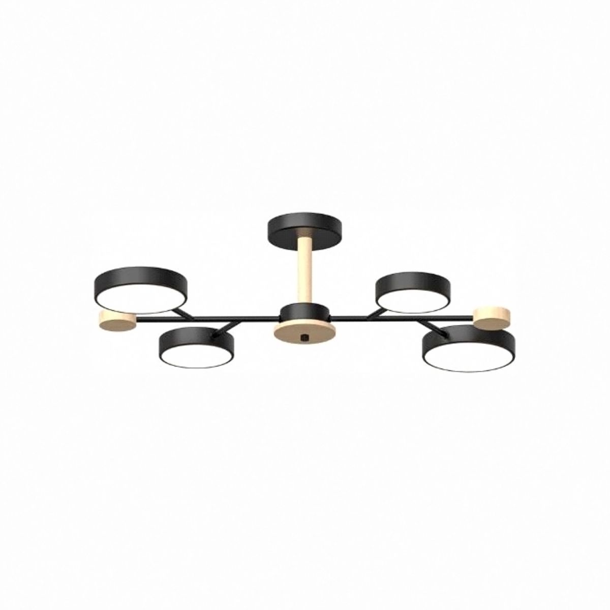 Люстра на штанге LED4U L3213-670 BK