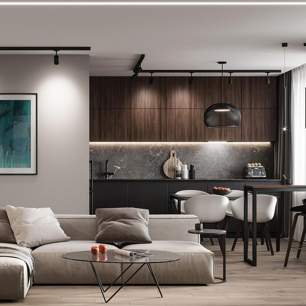 Трековый однофазный светильник Feron AL198 48940