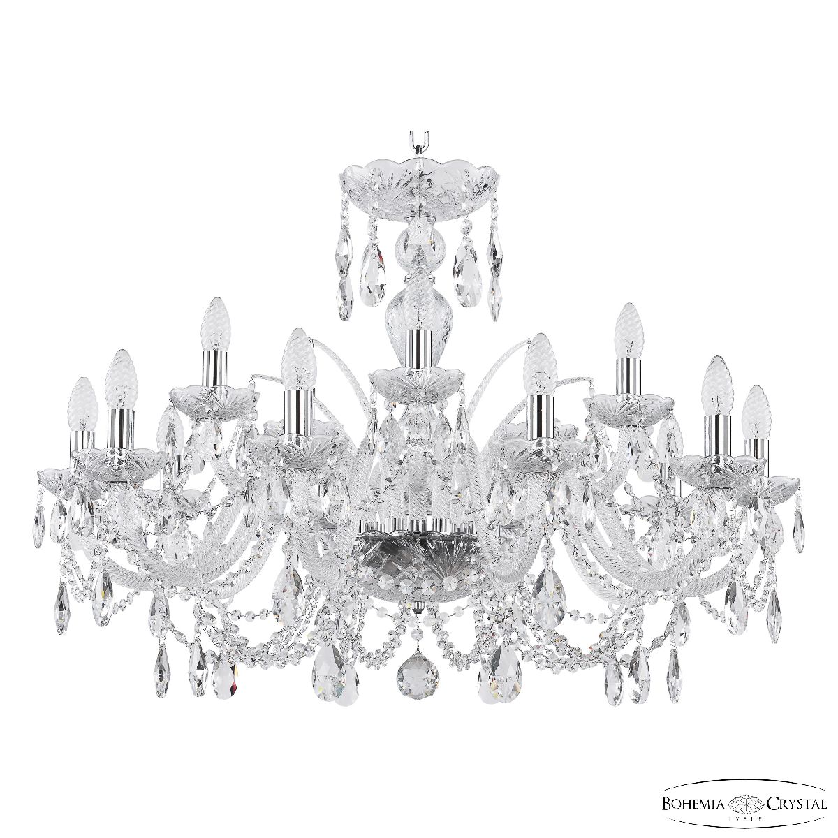 Подвесная люстра Bohemia Ivele Crystal 105/10+5/300 Ni