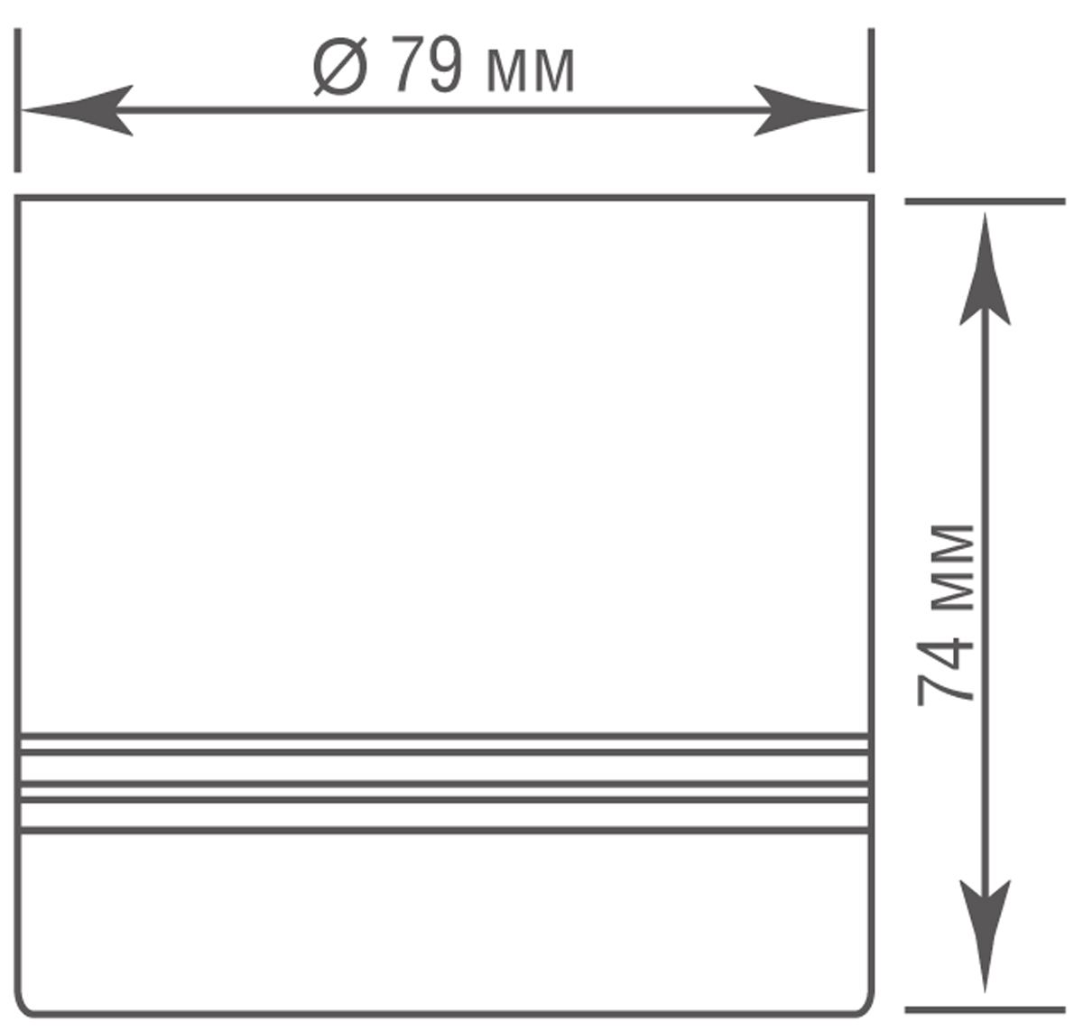 Накладной светильник Donolux Barell DL18482R9W1W IP44